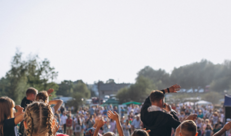 Konzertauftritt mit Zuschauern